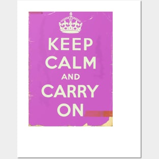 Keep Calm and Carry on vintage Posters and Art